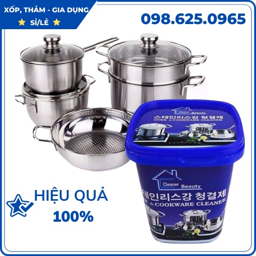 Bột Cọ Xoong Nồi Hàn Quốc, Vệ Sinh Nhà Bếp Đa Năng Sạch Sẽ - Trọng Lượng 500g 1 Hộp