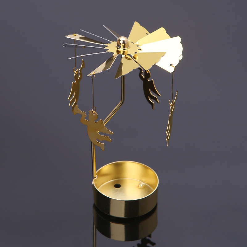 Giá Đỡ Đèn Cầy Dạng Xoay Bằng Kim Loại Trang Trí Tiệc Cưới