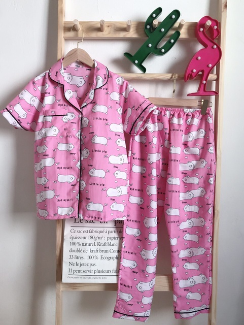 𝑩𝑼𝑭𝑭𝑬𝑻 𝑺𝑻𝑶𝑹𝑬 - Bô Ngủ Pijama Kate Thái Tay Ngắn Quần Dài
