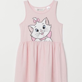 Váy HM cotton Mèo hồng