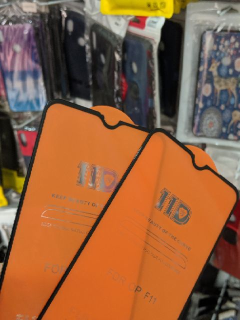 Kính cường lực 11D cho Oppo F11 full màn Full keo ôm màn 2.5D cao cấp chất đẹp