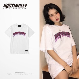 Áo thun tay lỡ 172400 nelly heybig dáng unisex form rộng supeeon