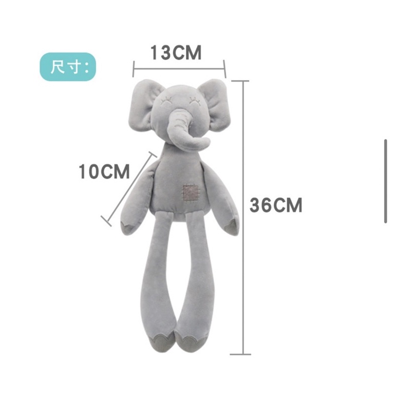 Búp Bê Thỏ Bông - Gấu Bông - Voi Trắng [ DouDou Trấn An Con Ngủ Ngon]