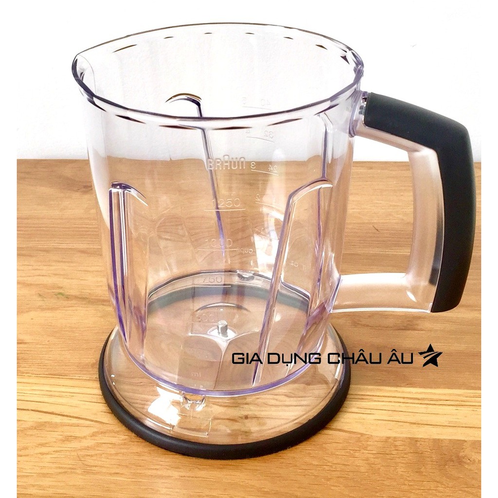 Thân cối, vỏ cối xay đá 1250ml máy xay cầm tay Braun - Hàng chính hãng