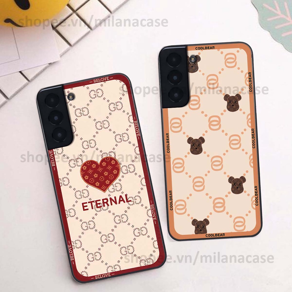 Ốp Samsung S21 / S21 FE / S21 Plus / S21+ hình trái tim be love tình yêu siêu đẹp, cá tính, thời trang