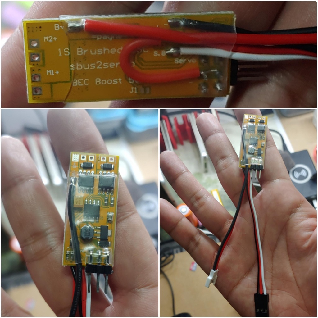 Esc điều tốc chổi than sử dụng rx sbus, hỗ trợ motor 615, 8520 , 1020, n20 n50