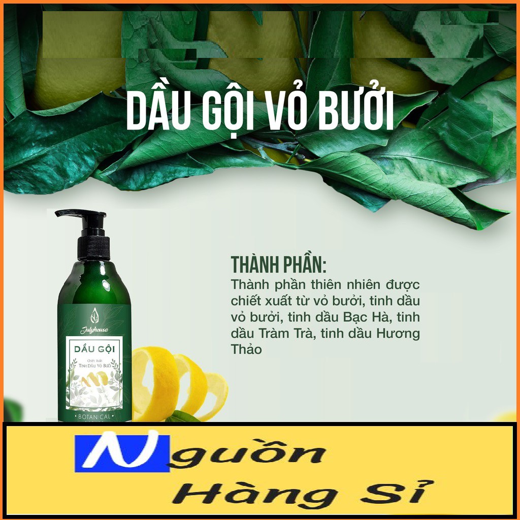 [BÁN SỈ] Dầu gội bưởi - sạch gầu- mềm mượt - kích thích mọc tóc