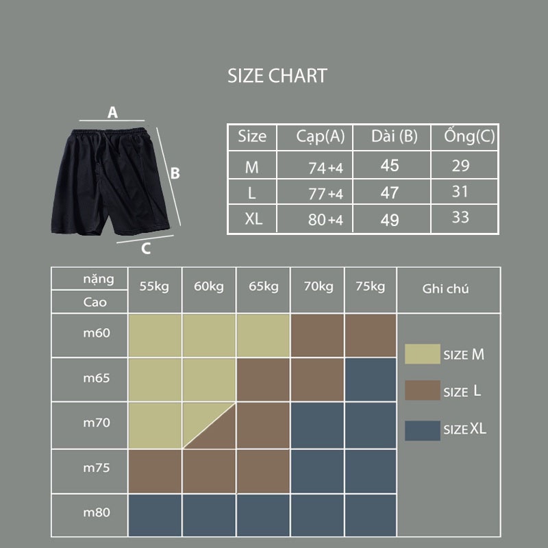Quần short nam Qthouse ,quần đùi nam trơn mặc nhà thể thao ống rộng hai màu đen trắng