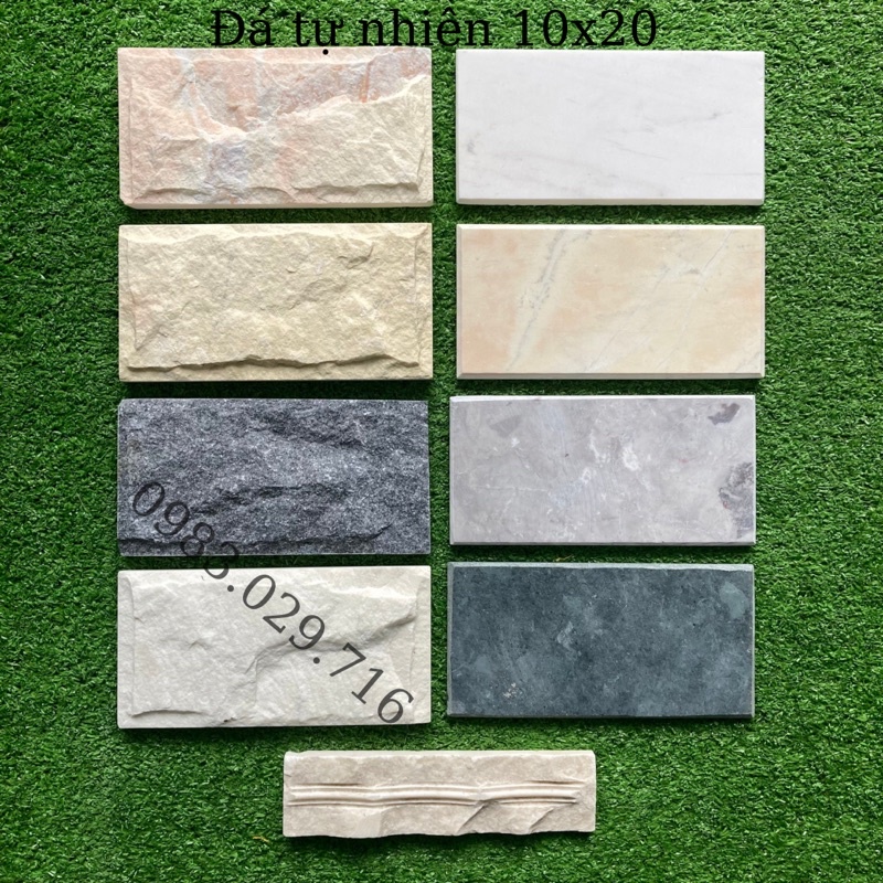Đá tự nhiên 10x20 ốp mặt tiền và bờ rào