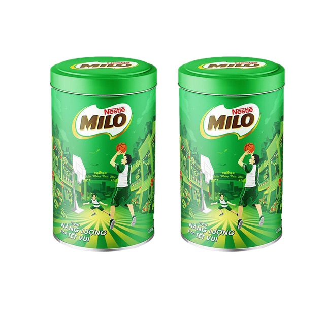 Bộ 2 Hộp Sữa Bột Milo Nestle 400gr