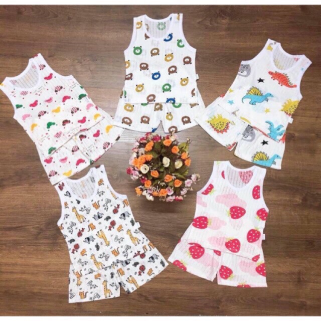SET 5 BỘ COTTON GIẤY BA LỖ