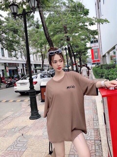 Áo Thun Form Rộng Tay Lỡ Mickey