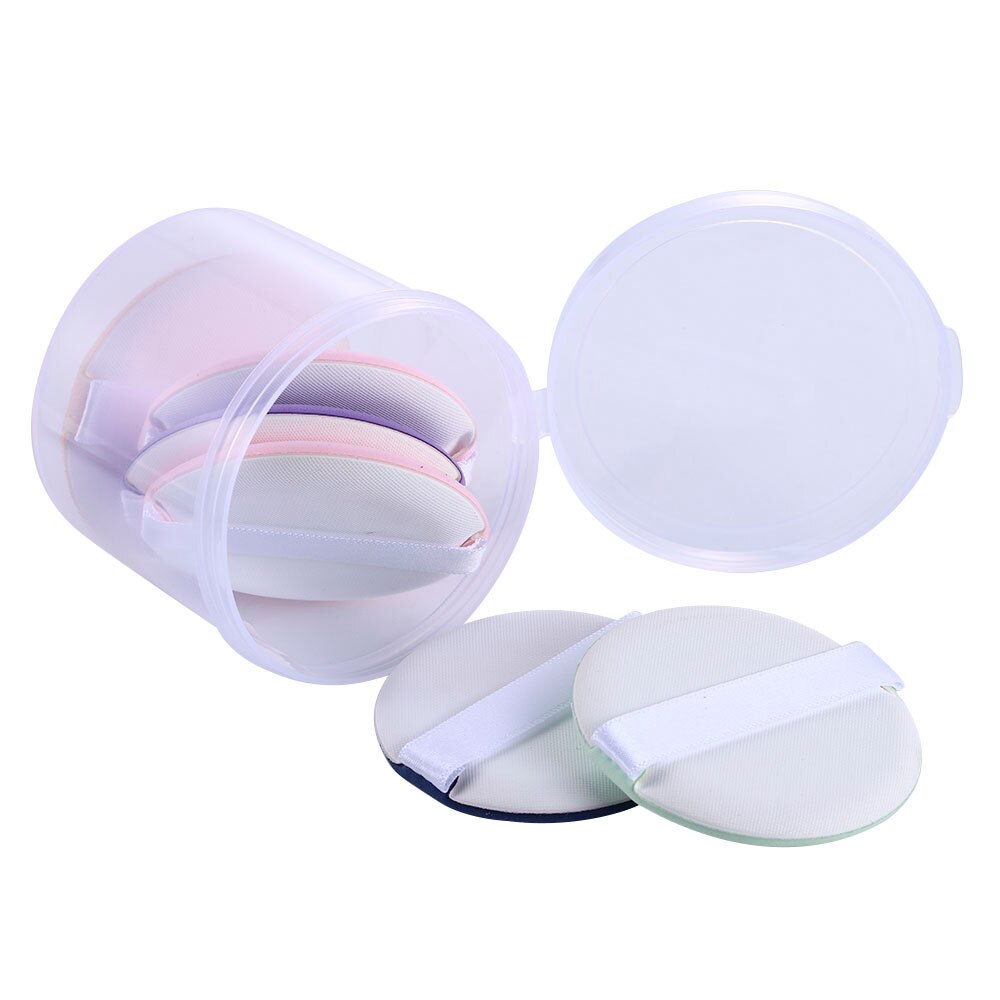 [Hàng mới về] Set 6 Mút Tròn Trang Điểm Vi Sợi Nhiều Màu Sắc Chất Lượng Cao