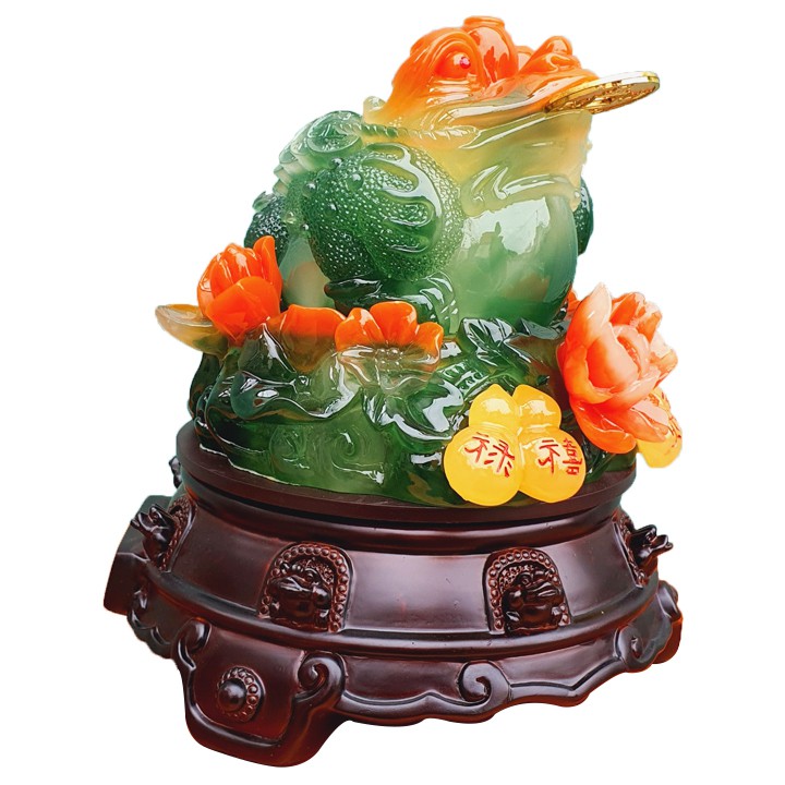 Cóc Ngậm Tiền Vàng Cao 23cm( Thiềm Thừ Phong Thủy , vật phẩm Phong Thủy , Cóc ngậm Tiền Vàng giữ của )) | BigBuy360 - bigbuy360.vn