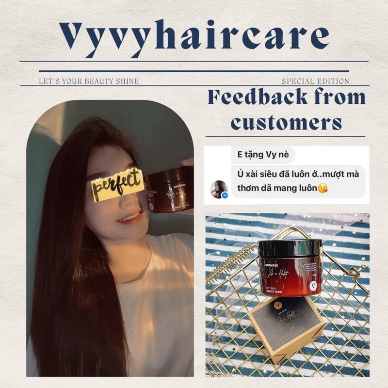 Combo phục hồi kích mọc tóc nhanh dài VyvyHairCare