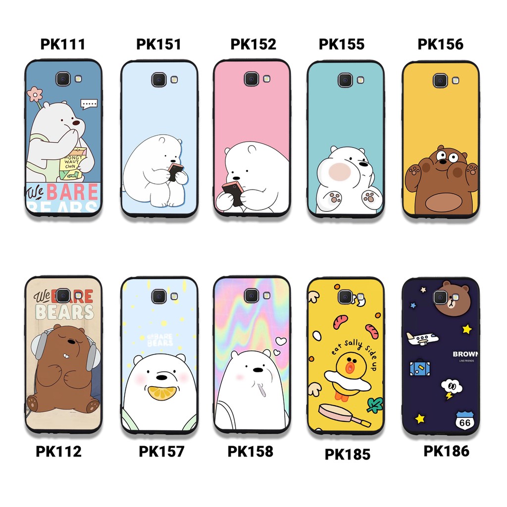 [Freeship từ 50k] ỐP LƯNG SAMSUNG A320 A520 A720 IN HÌNH GẤU WE BARE BEARS CHẤTLƯỢNG-SIÊUBỀN-SIÊUĐẸP