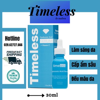 Tinh Chất Cấp Nước, Sáng Da - Timeless HA + C Serum (30ml)