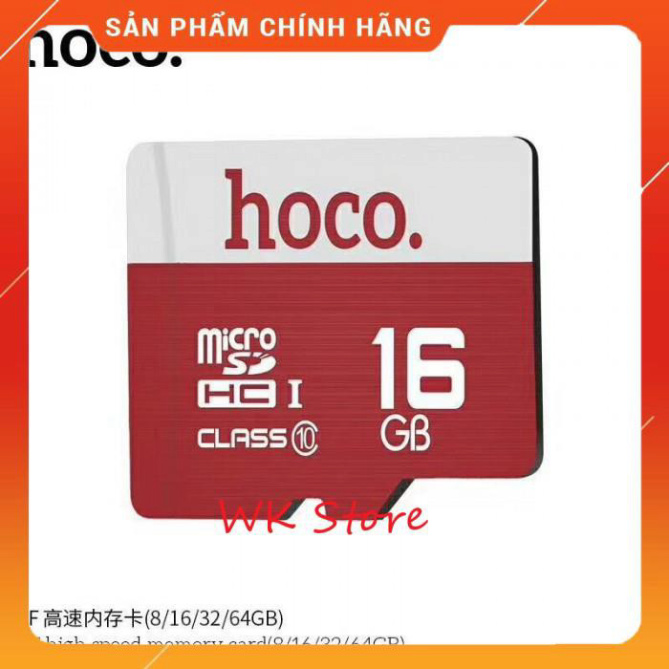 Thẻ nhớ Hoco 16Gb Class 10 tốc độ cao (hàng chính hãng, BH 1 năm) Puki shop | BigBuy360 - bigbuy360.vn