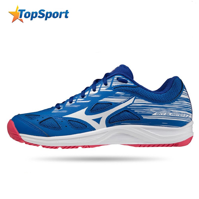 Giày cầu lông Mizuno mẫu mới SKY BLASTER 2 71GA204521 dành cho nam và nữ đủ size màu xanh