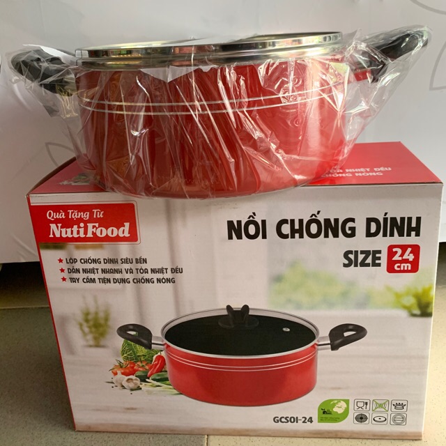 Nồi chống dính Nuti 24cm