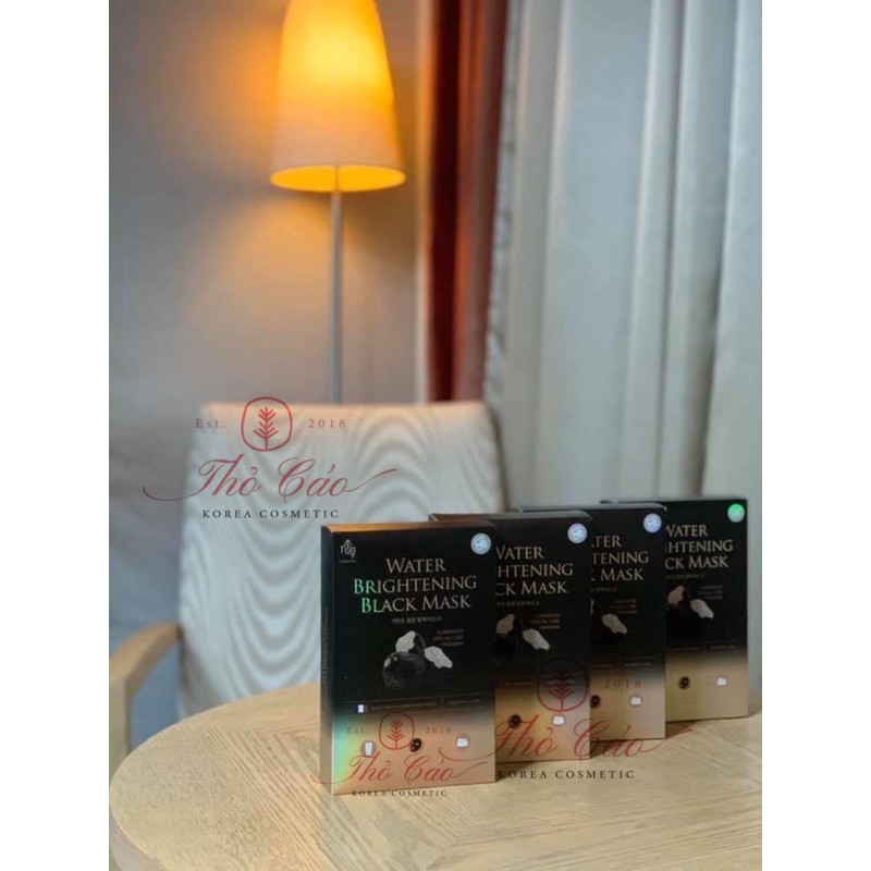 MẶT NẠ THẢI ĐỘC 3 BƯỚC GUBONCHO UGB WATER BRIGHTENING BLACK MASK