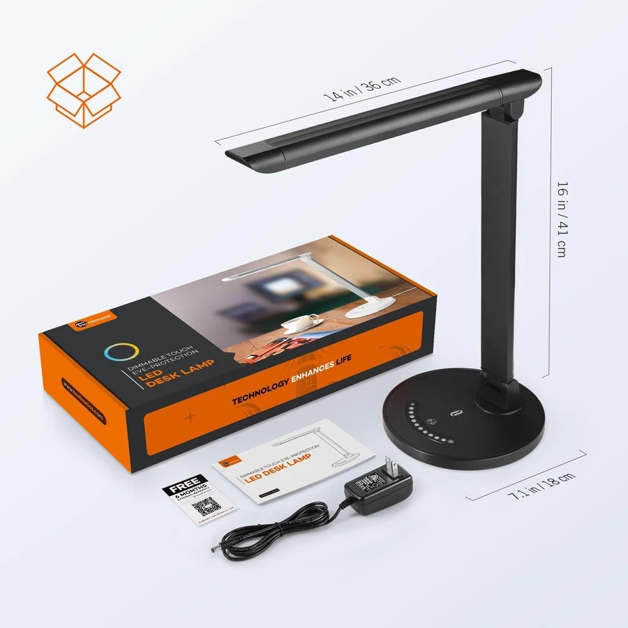 Đèn học chống cận TaoTronics TT-DL13, 12w, 7 mức sáng, 5 màu sáng, bảo hành 24 tháng