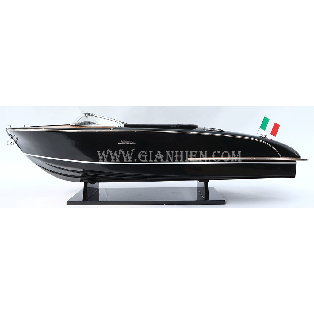 Mô Hình Tàu Gỗ Trang Trí Phong Thủy Dạng Thuyền Đua Tốc Độ RIVA ISEO Chất Lượng Cao Xuất Khẩu (Giá xưởng)