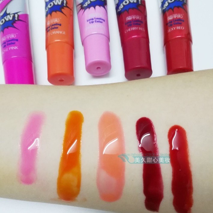 Son Xăm WOW Hàn Quốc Dạng Lột Lâu Trôi Chống Nước Wow Romantic Bear Long lasting lip color