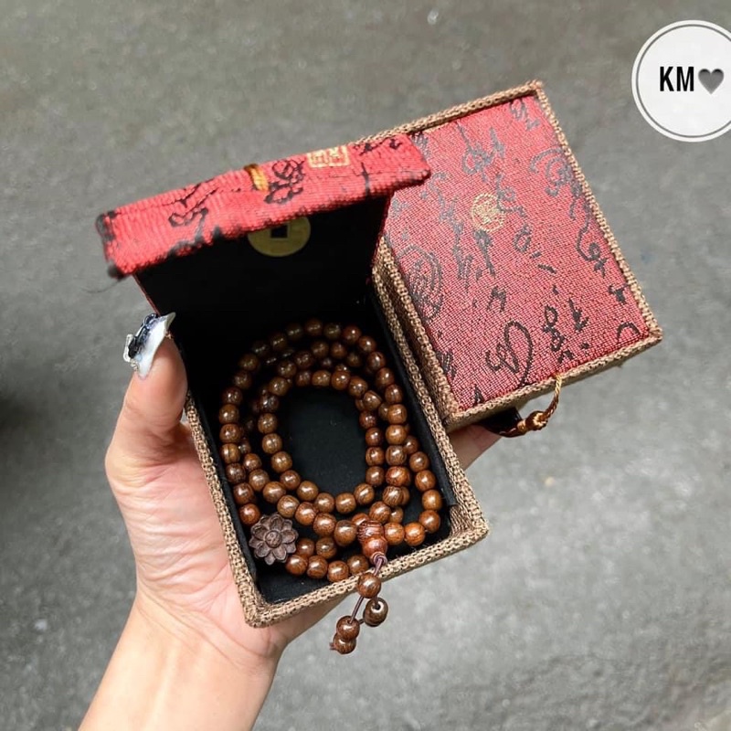 VÒNG TRẦM SEN KÈM HỘP MS75166