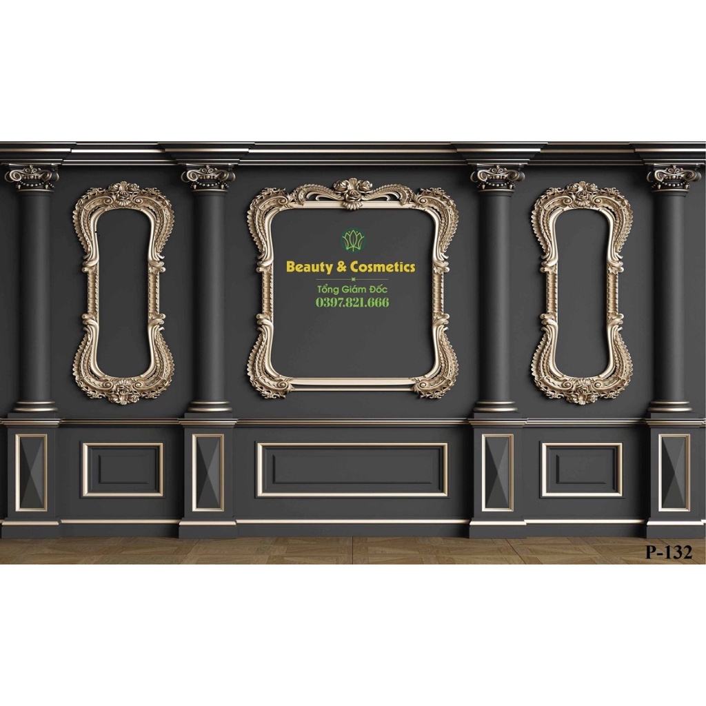 Tân cổ điện phào chỉ vàng sang trọng khổ rộng