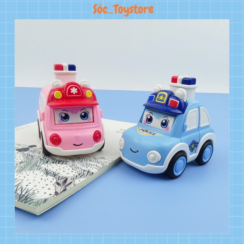 Đồ Chơi Trẻ Em 💗FREESHIP💗 Xe OTO Đồ Chơi Chạy Cót ROBOCAL POLY Và Những Người Bạn Sóc_Toystore