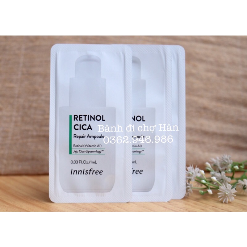 Sample Tinh Chất Phục Hồi Da RETINOL CICA REPAIR AMPOULE INNISFREE VITAMIN