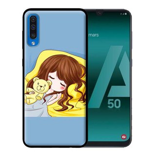 Ốp Lưng Samsung A50 - Anime Couple Ngủ A