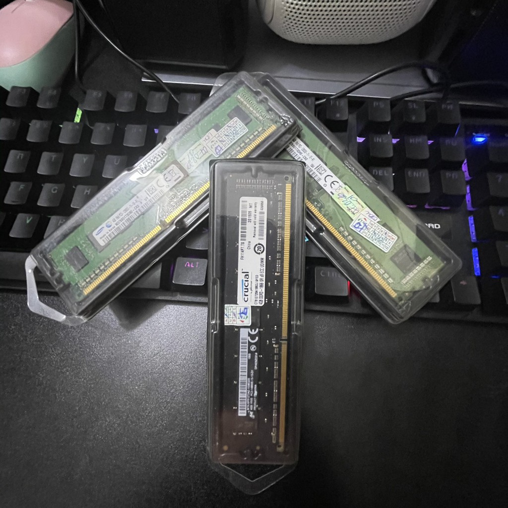 Ram PC DDR3 4GB Samsung, Cruical, Gskill bus 1333, 1600