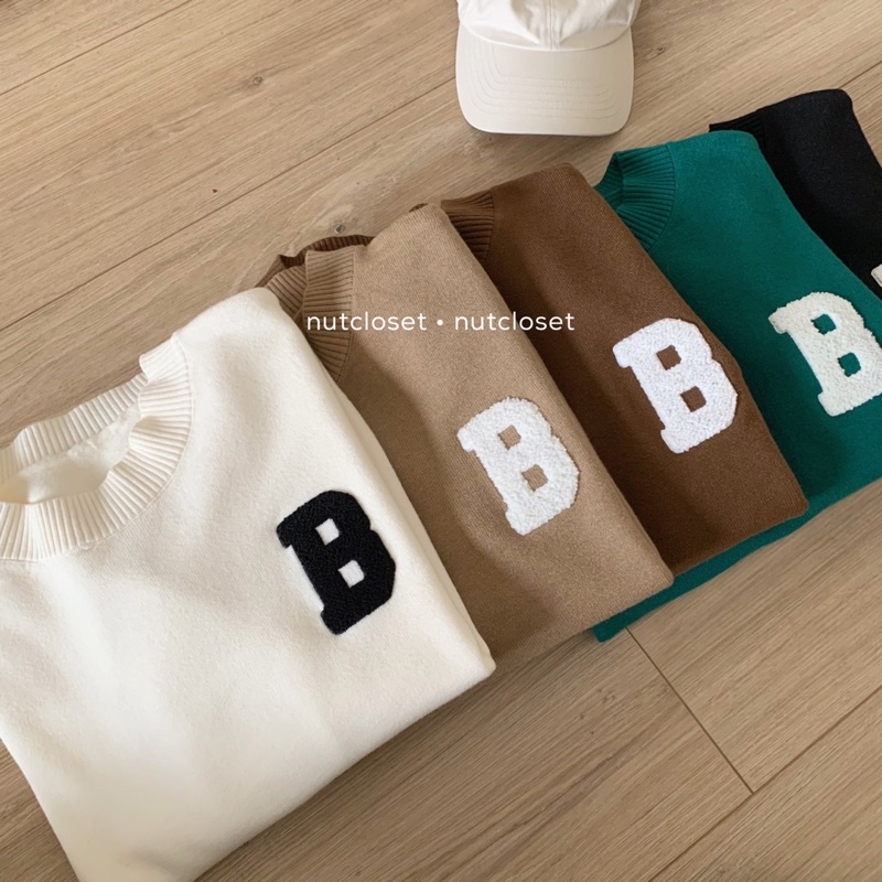 Áo len chữ B _ A0347 | BigBuy360 - bigbuy360.vn