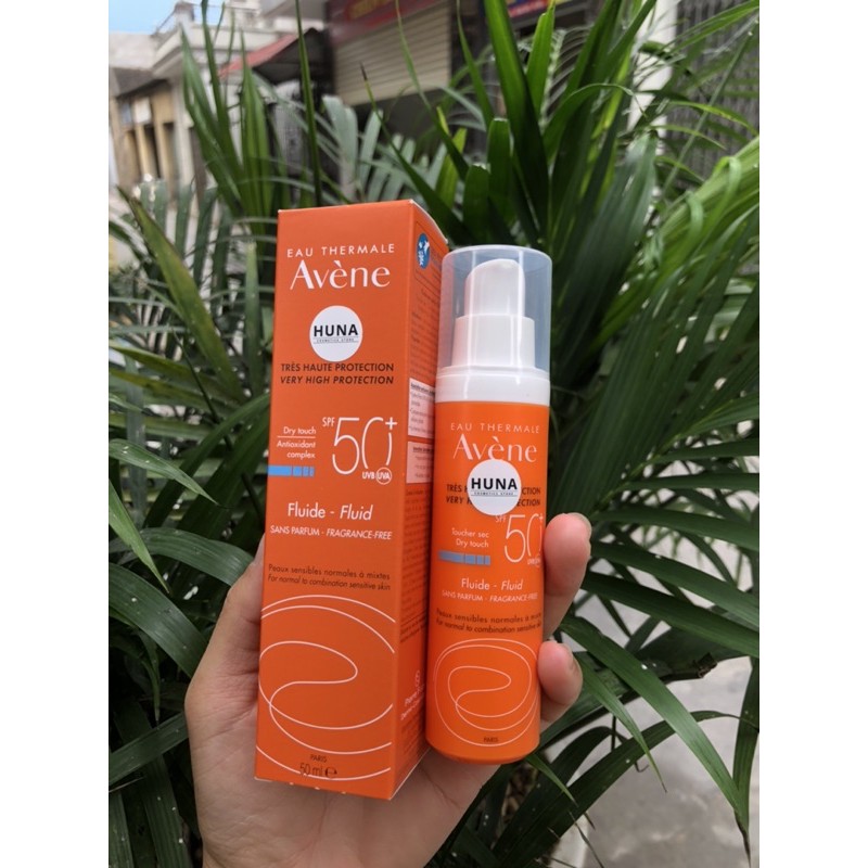 (AUTH- PHÁP) Kem chống nắng Avene Dry Touch Fluide SPF50+ 50ml