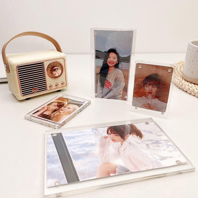 Khung Ảnh Đứng Bằng Acrylic Để Bàn Trang Trí