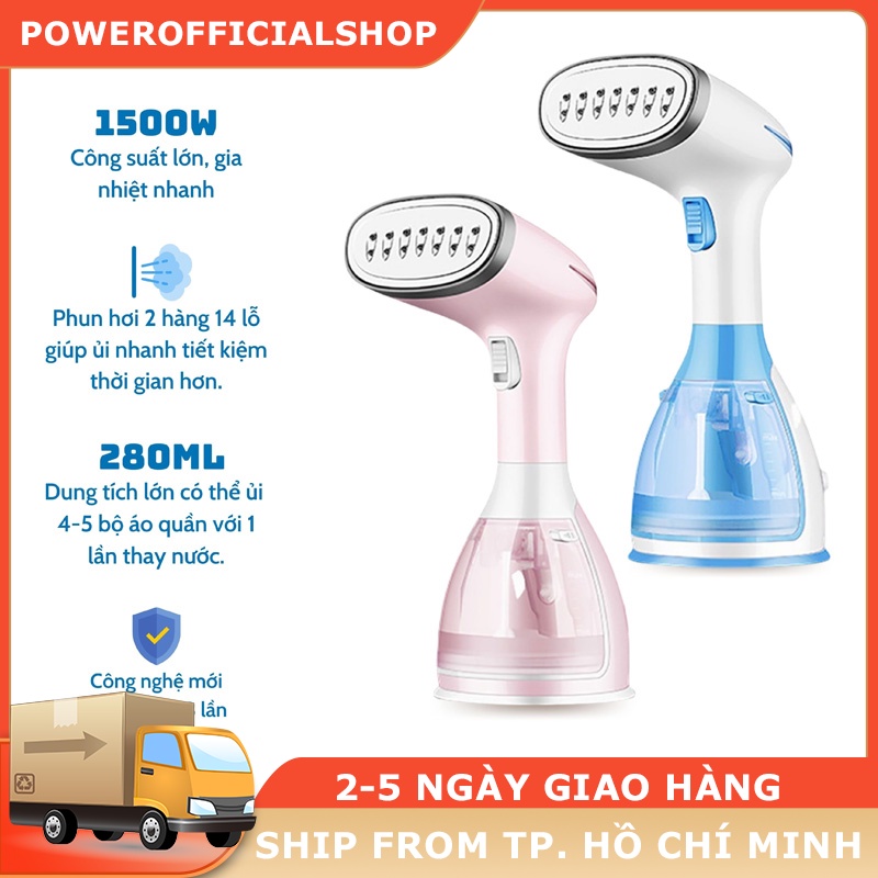 Bàn ủi hơi nước cầm tay công suất 1200W, ủi nhanh mọi loại vải không lo mỏi tay [ BẢO HÀNH 1 NĂM ]