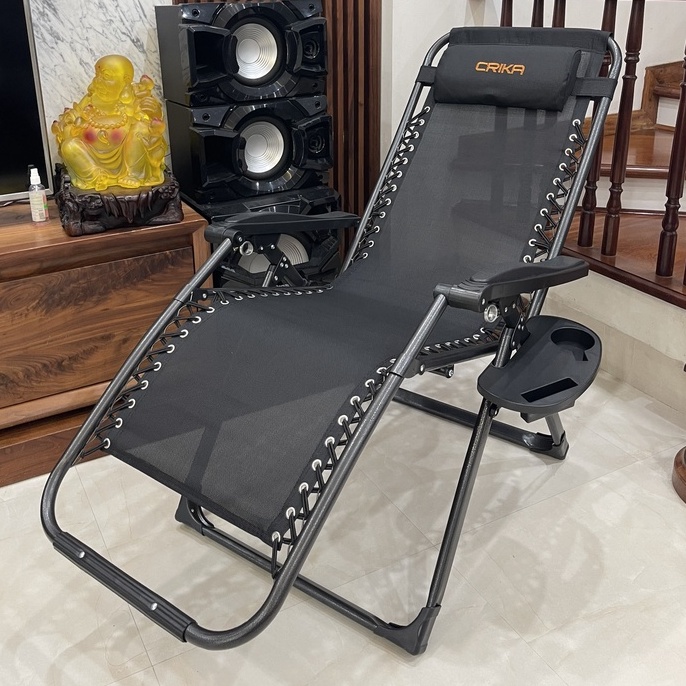 ghế gấp gọn đa năng cao cấp - chất lượng cao chính hãng crika - GX203A ( bảo hành 12 tháng)