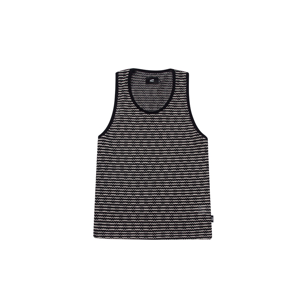 ÁO BA LỖ REN UNISEX LIDER SHEA LACE TANK TOP - Trắng/ Đen