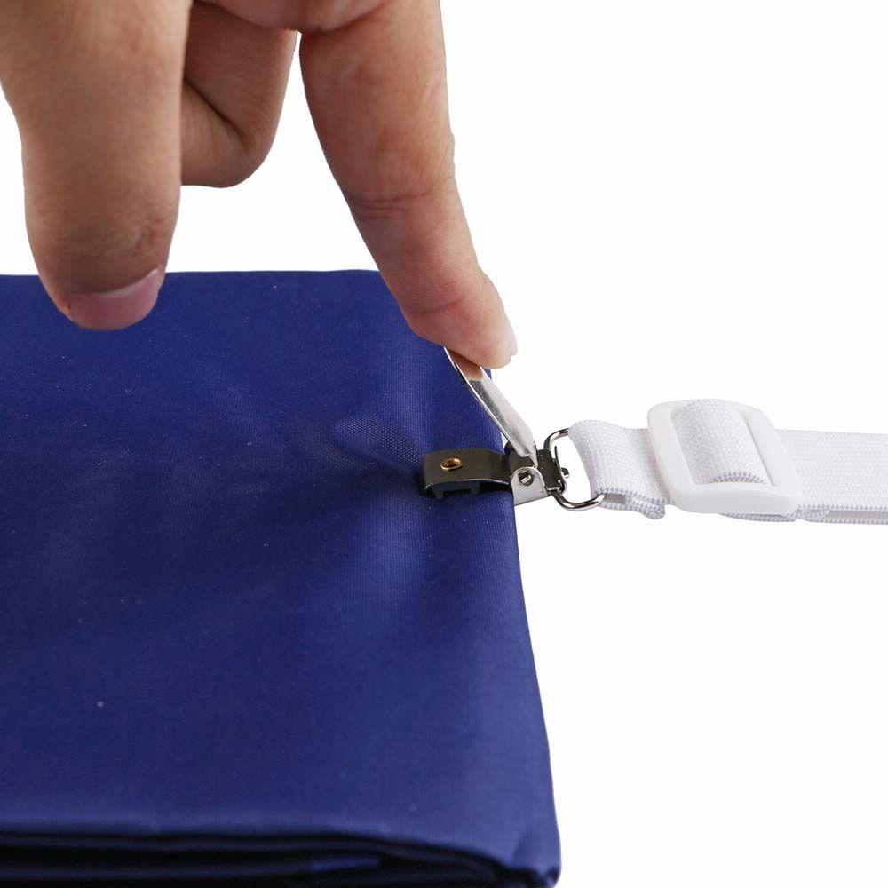 Giá Đỡ Cố Định Ga Trải Giường Bằng Nylon Co Giãn Có Thể Điều Chỉnh Độ Dài