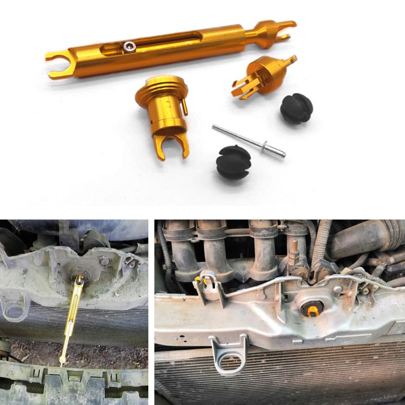 Phụ kiện khóa nắp ca pô chất liệu hợp kim cho xe hơi Ford Focus 2 Mk2
