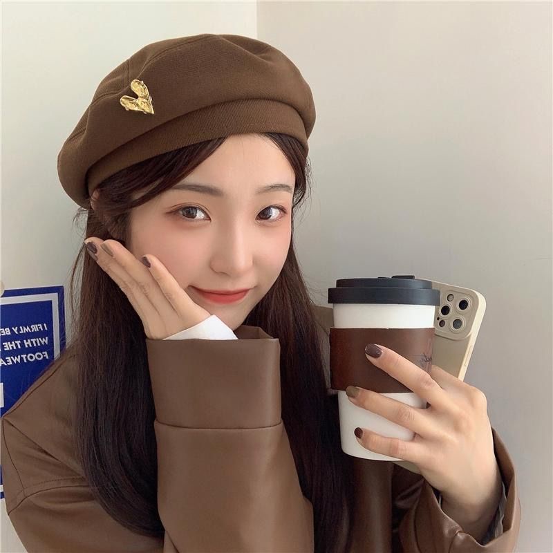 Hàng Mới Về Mũ Beret Họa Sĩ Phong Cách Hàn Quốc Cổ Điển Thời Trang Cho Nữ