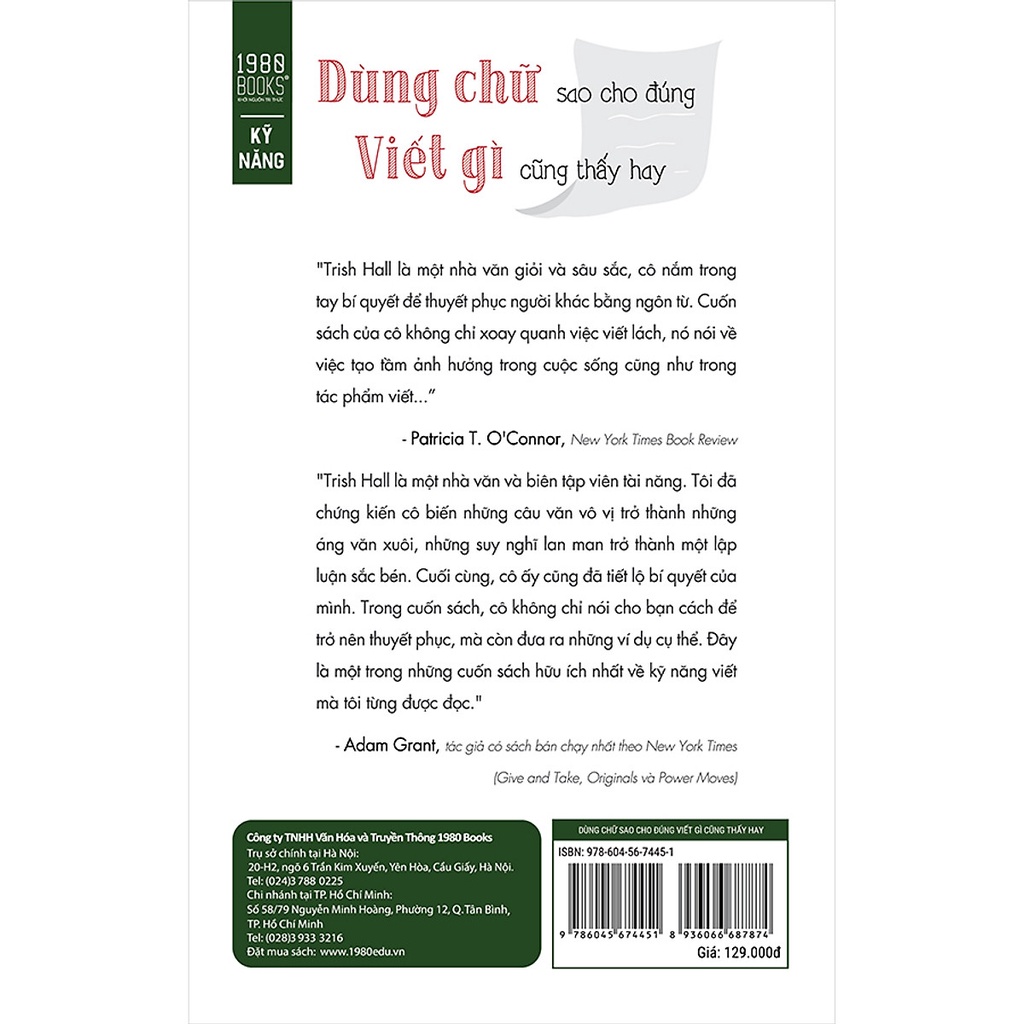 Sách - Dùng Chữ Sao Cho Đúng Viết Gì Cũng Thấy Hay