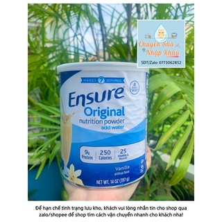 Sữa Ensure bột nhập khẩu Mỹ 397g