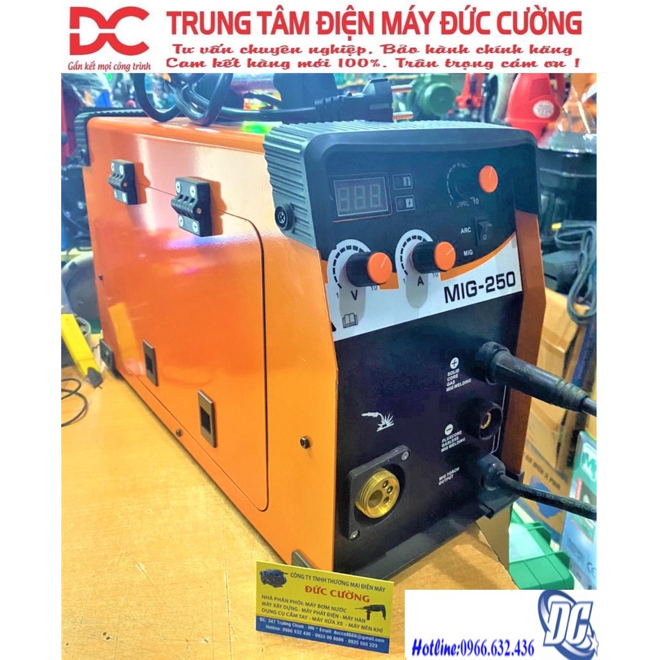 Máy hàn mig jasic 250 có 3 chức năng hàn que hàn khí hàn dây