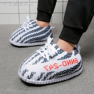 ✇✓Ins Siêu Nóng Giả Dừa Giày Béo Giày Cotton Nhà Lông Cừu Ấm Áp Trong Nhà Dép Cotton Cặp Đôi Bánh Mì Giày