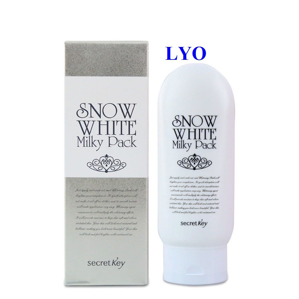 Kem tắm trắng body và mặt Snow White Milky Pack - 200ml.