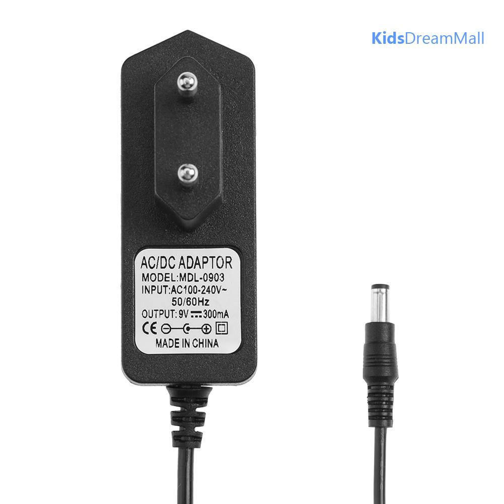 Bộ chuyển đổi nguồn điện 9V 300mA 100V-240V AC sang DC 5.5X 2.5-2.1mm