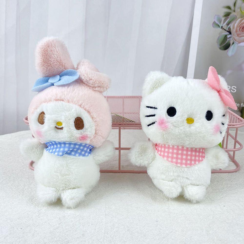 Búp Bê Nhồi Bông Hình Kuromi KT Kích Thước 12cm Trang Trí Balo Cho Bé